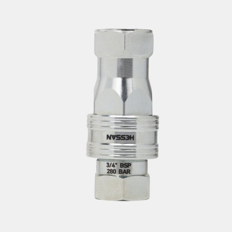 3/4" BSP Hydraulic Quick Coupling - 280 BAR (ISO 7241-A)