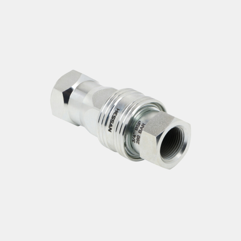 3/4" BSP Hydraulic Quick Coupling - 280 BAR (ISO 7241-A) - Image 2